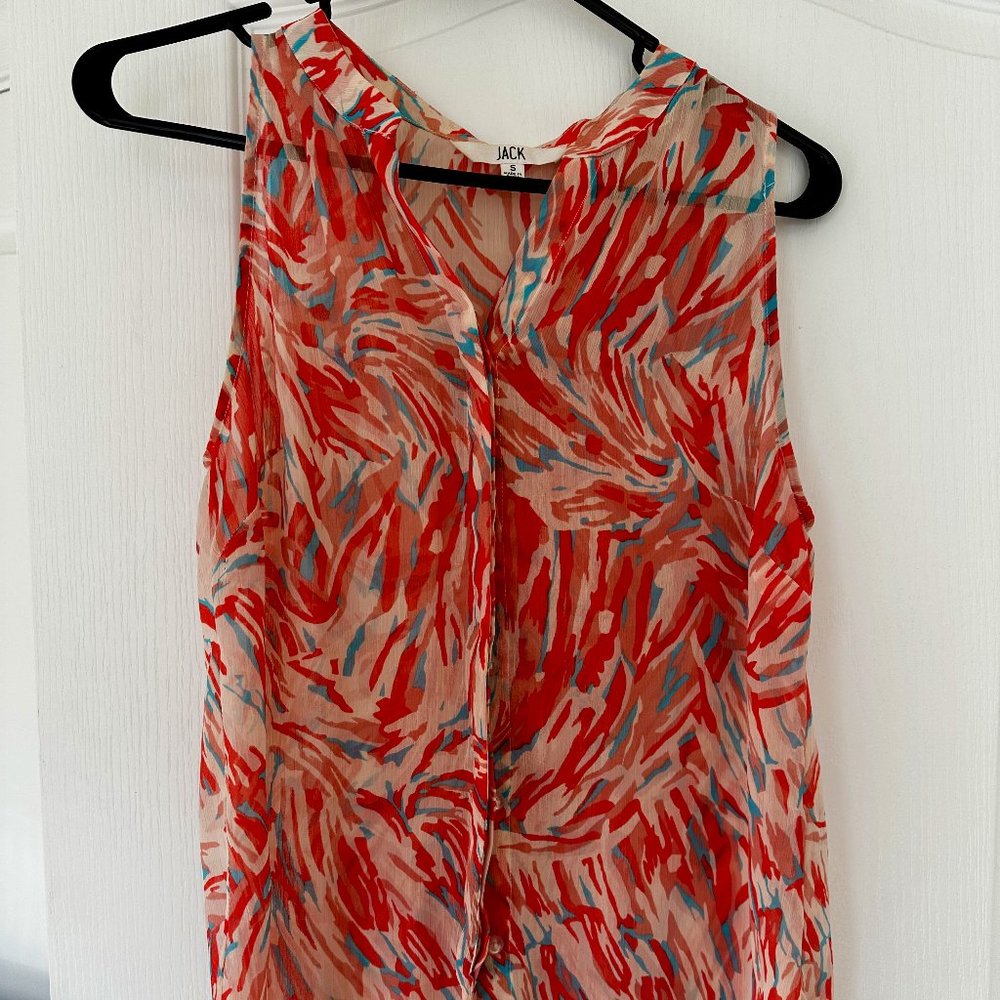 Colorful Women's Sheer Top by Jack